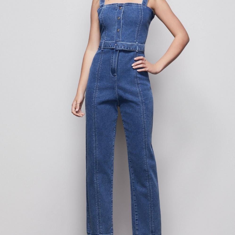 Good American belted corset jumpsuit size 2